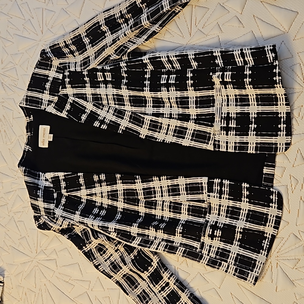 Ella Moss black and white siz XS blazer